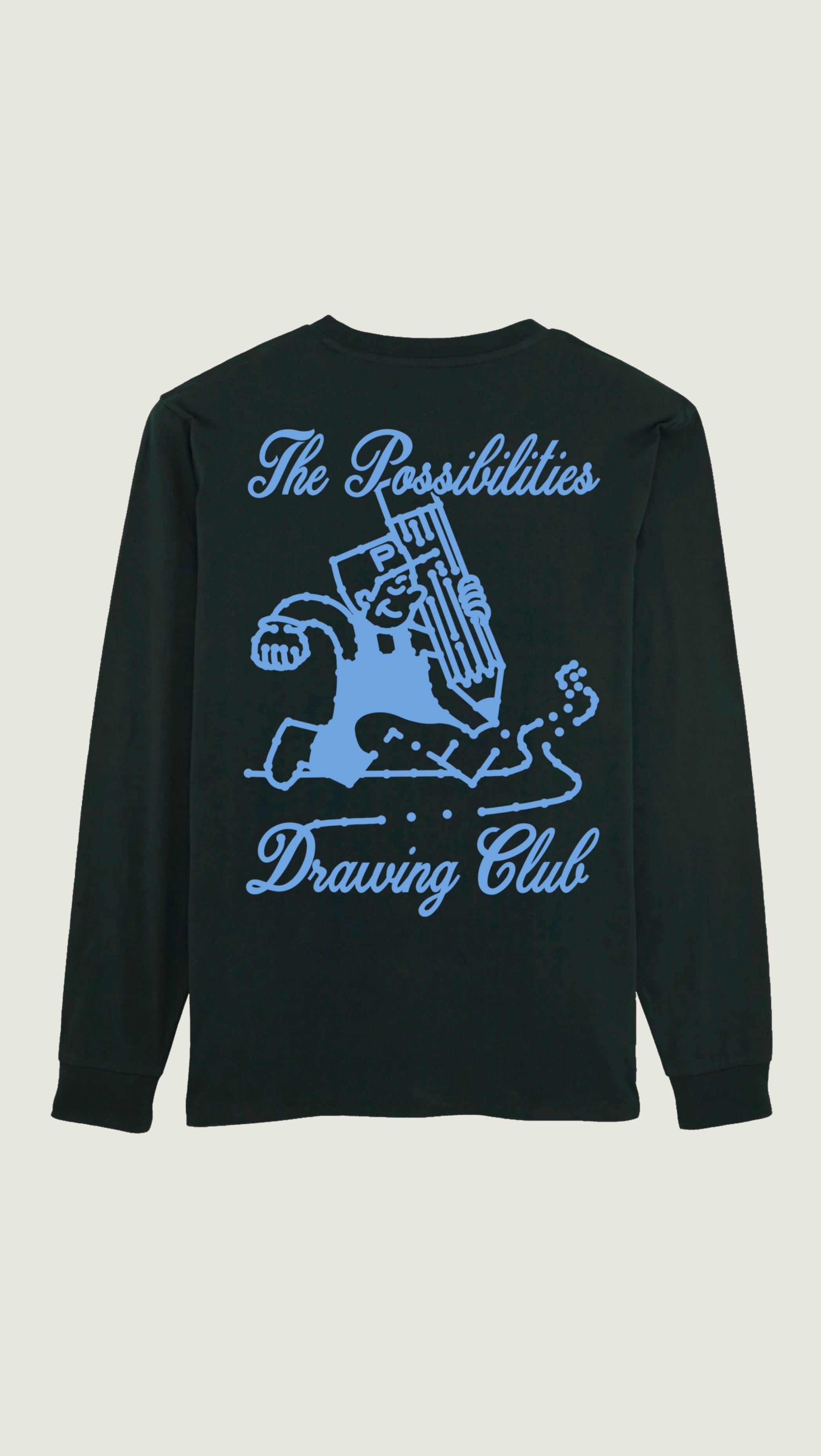 No 60. Drawing Club Longsleeve 'Black'