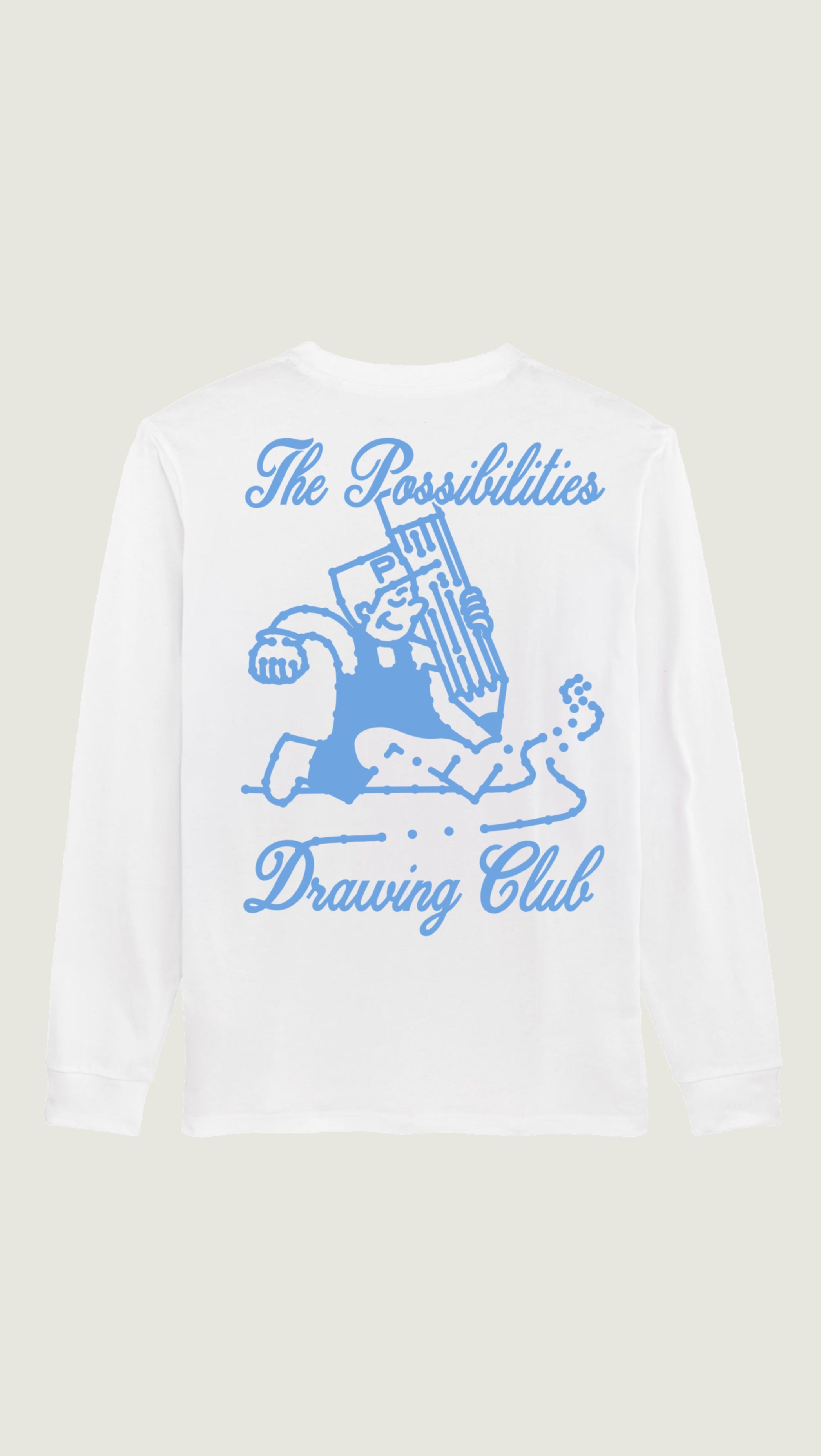 No 59. Drawing Club Longsleeve 'White'