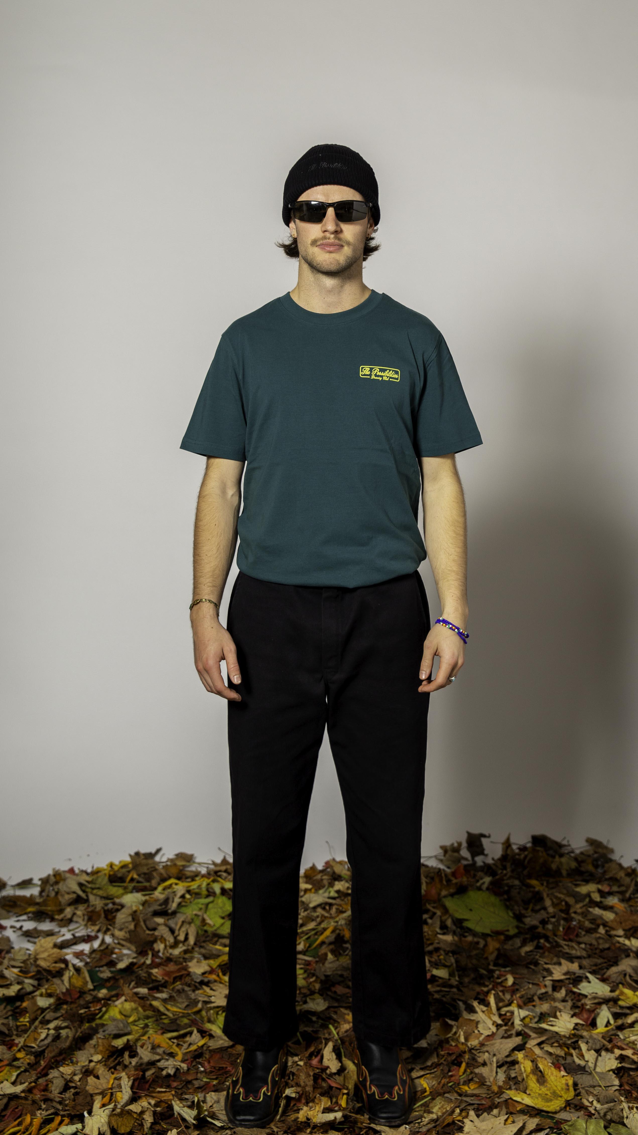 No 53. Drawing Club T-shirt 'Forest Green'