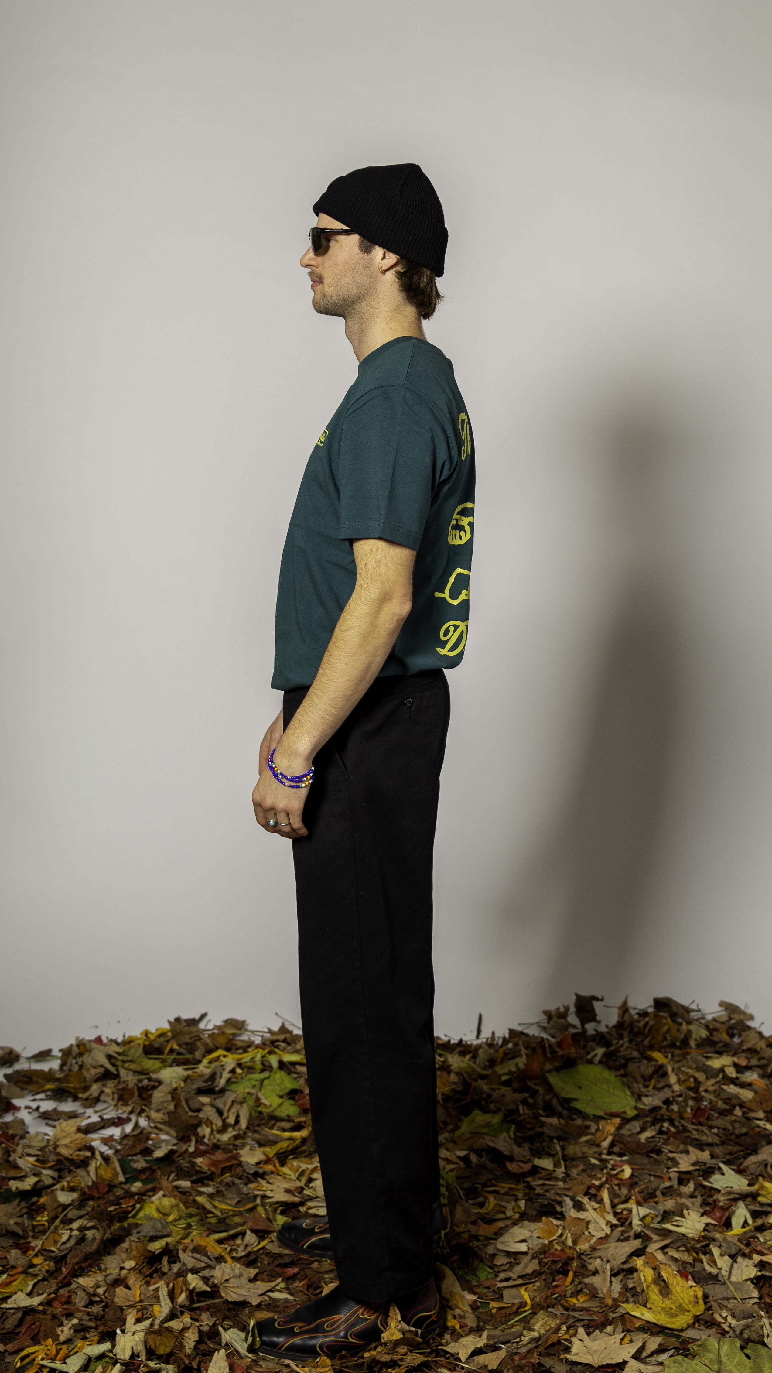 No 53. Drawing Club T-shirt 'Forest Green'