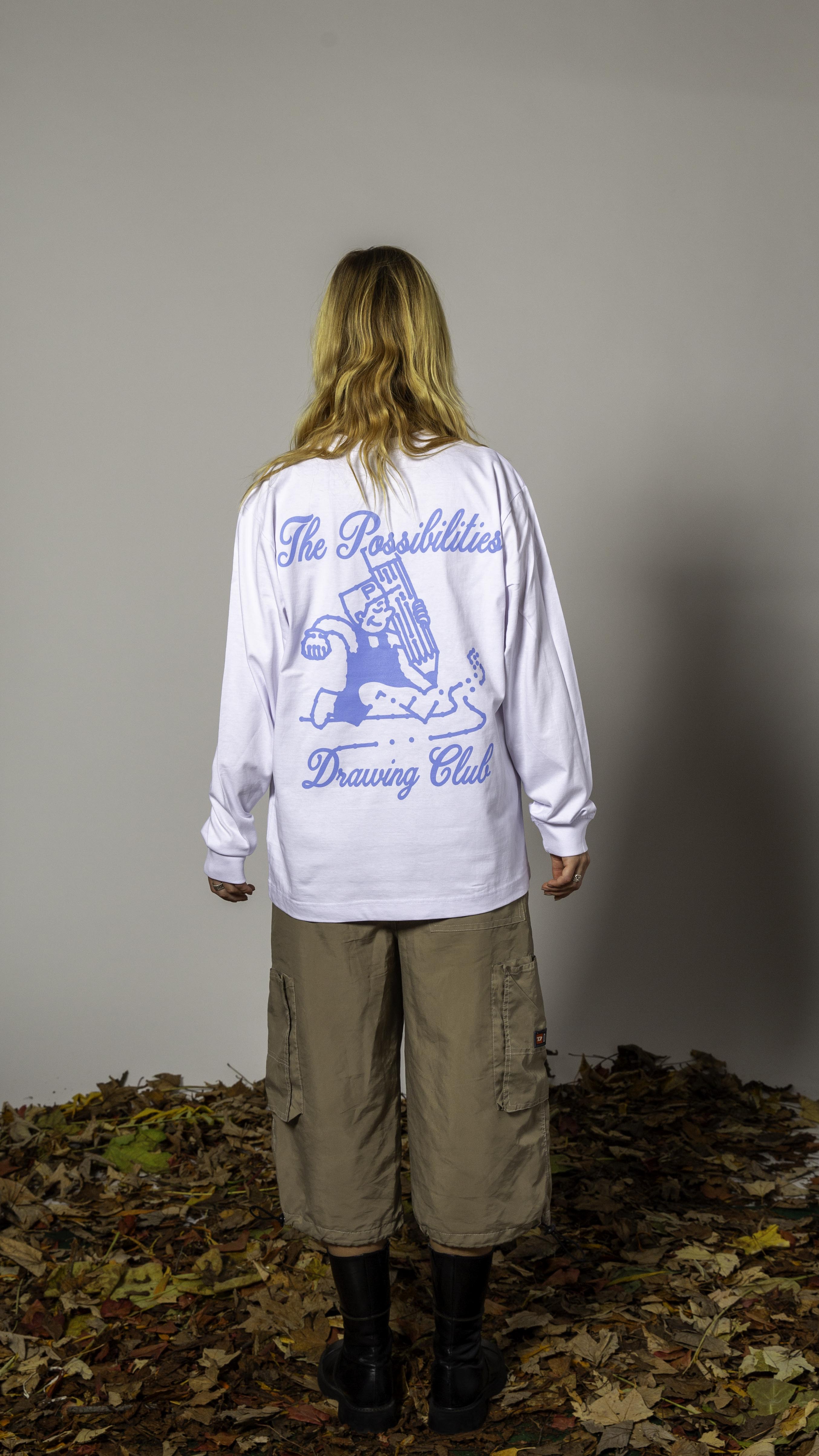 No 59. Drawing Club Longsleeve 'White'