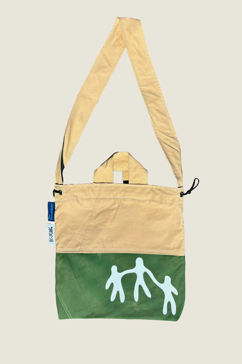 No. 48: The - Possibilities x Studio Haering x DoTellMom - Crossbody Bag ‘Beige / Green’