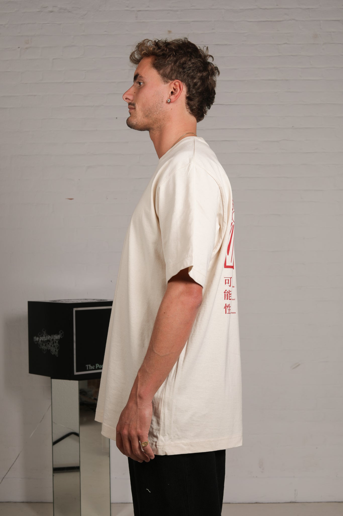 No. 17 Explore, Learn, Pursue Oversized T-Shirt 'Extra Heavy | Natural Raw'