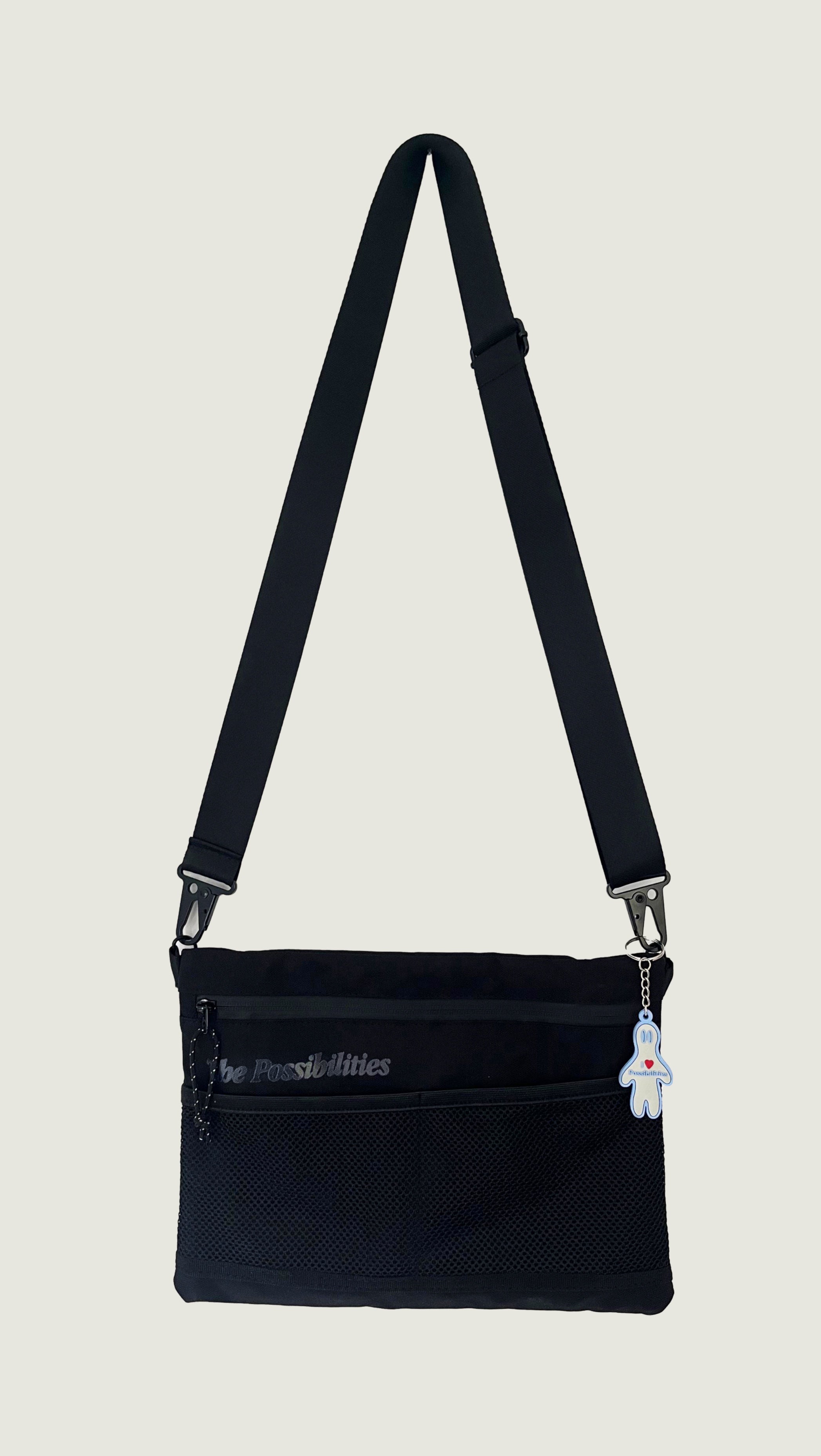 No 67. The Possibilities Technical Cross-Body Bag 'Black'