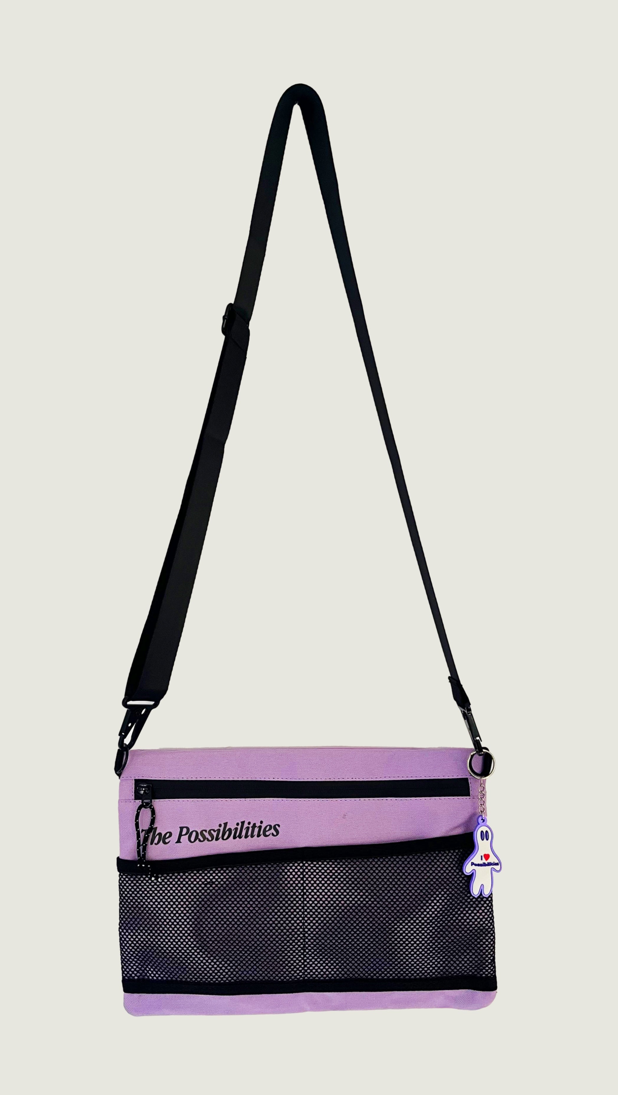 No 66. The Possibilities Technical Cross-Body Bag 'Purple'