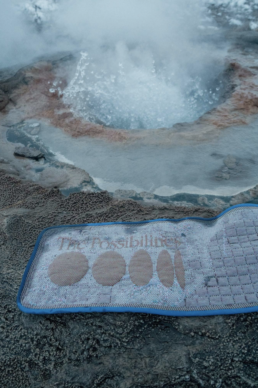 The Possibilities Scarf - Stalagmites - Brown/Purple