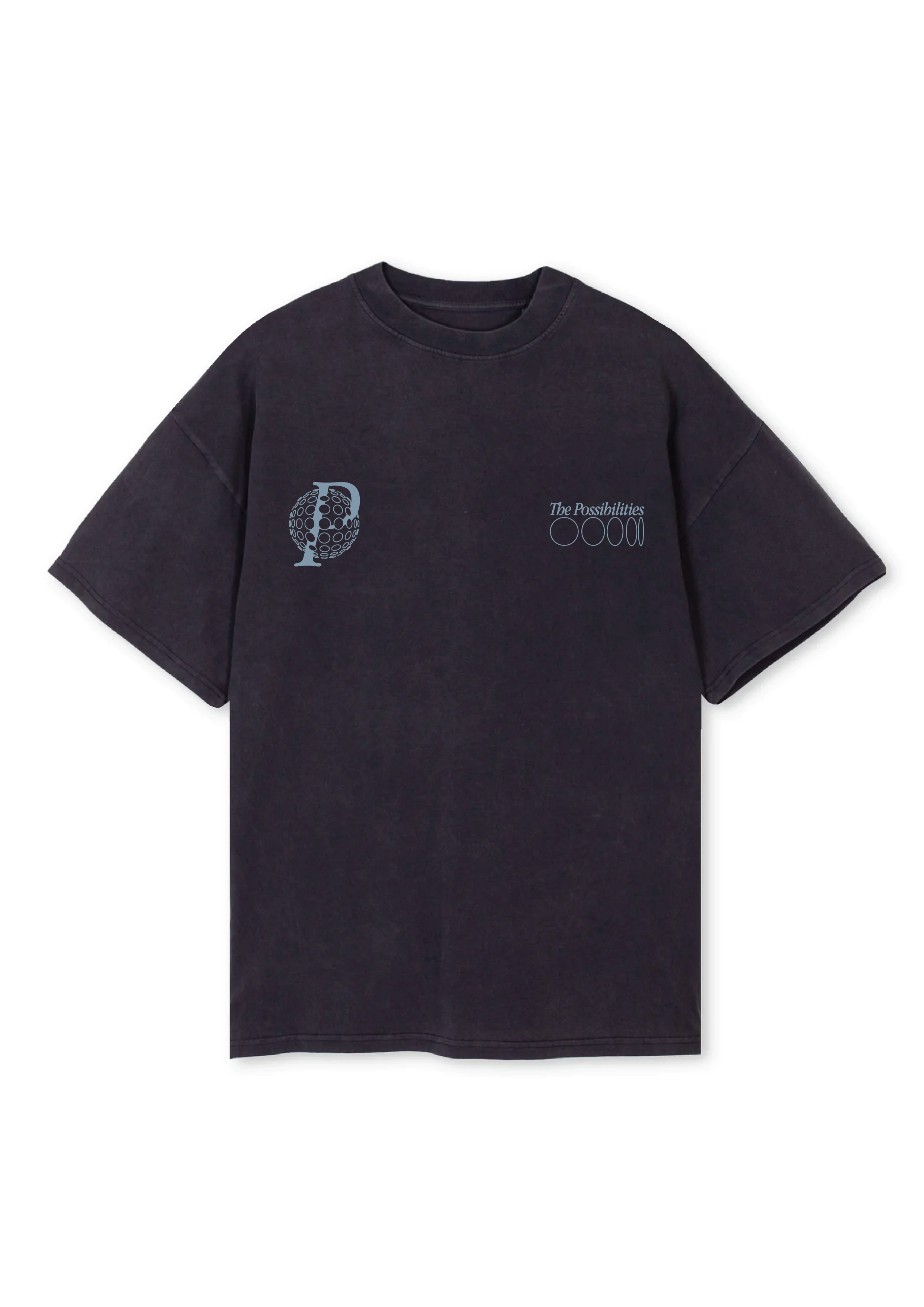 No. 25: World-P T-shirt 'Washed Black'