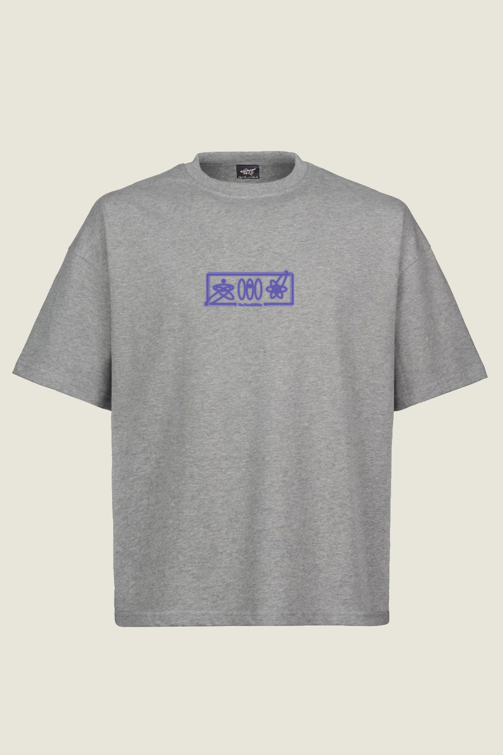 No 37. The Three Steps Boxy T-shirt 'Grey'