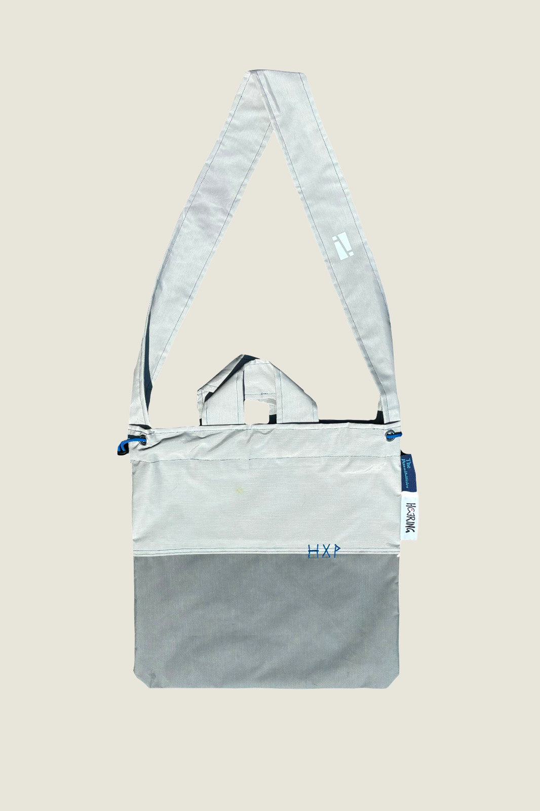 No. 49: The - Possibilities x Studio Haering x DoTellMom - Crossbody Bag ‘Light Grey / Dark Grey / Blue’