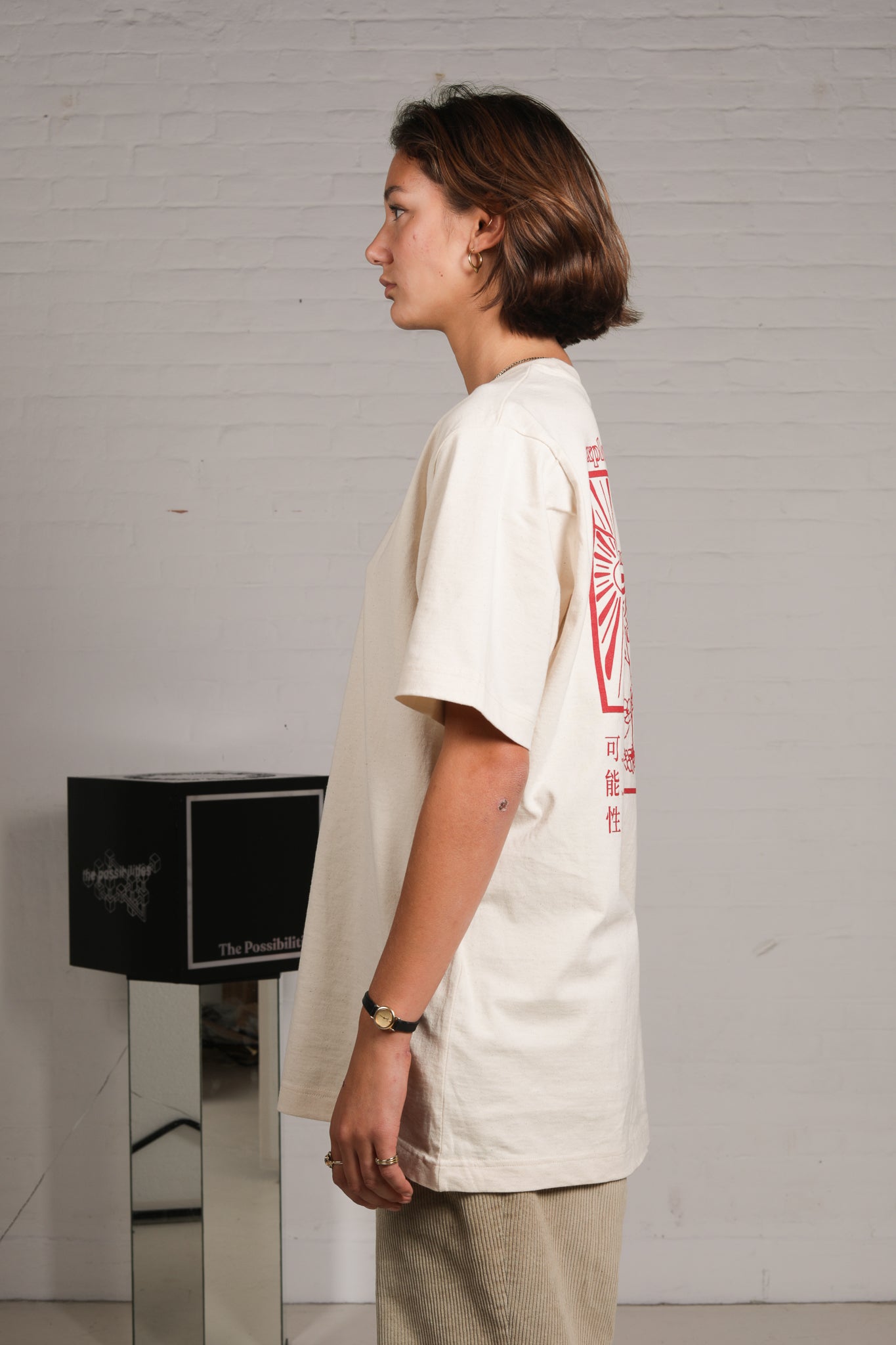 No. 17 Explore, Learn, Pursue Oversized T-Shirt 'Extra Heavy | Natural Raw'