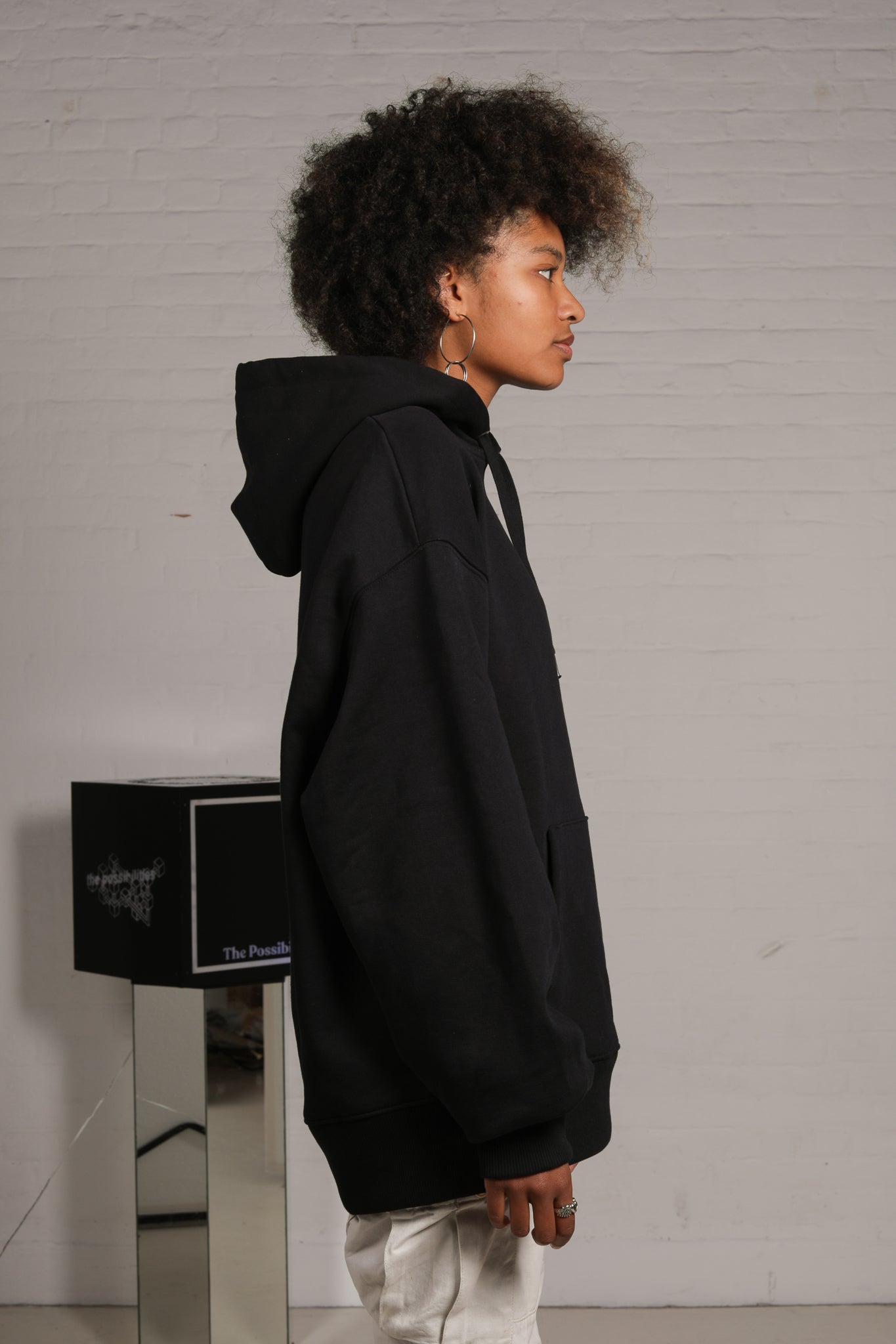 No. 24: Blocks Heavy Cotton Hoodie 'Black'