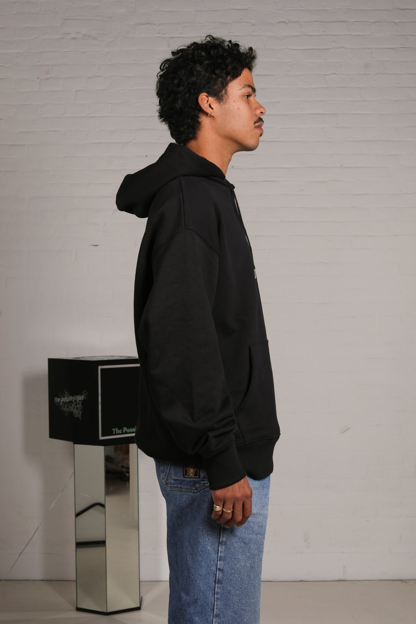 No. 24: Blocks Heavy Cotton Hoodie 'Black'