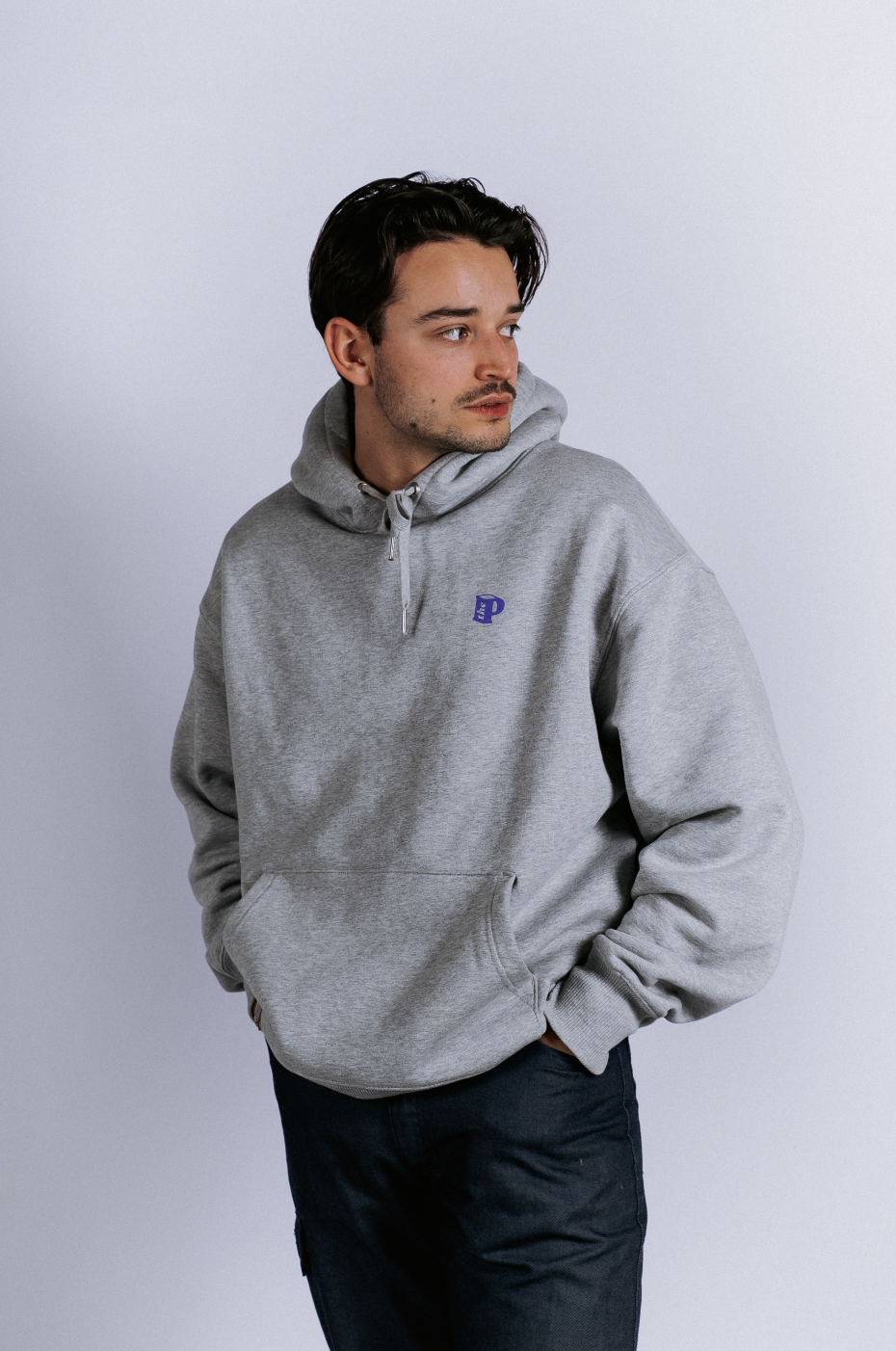 No 11: TheP Heavy Cotton Hoodie 'Heather Grey'