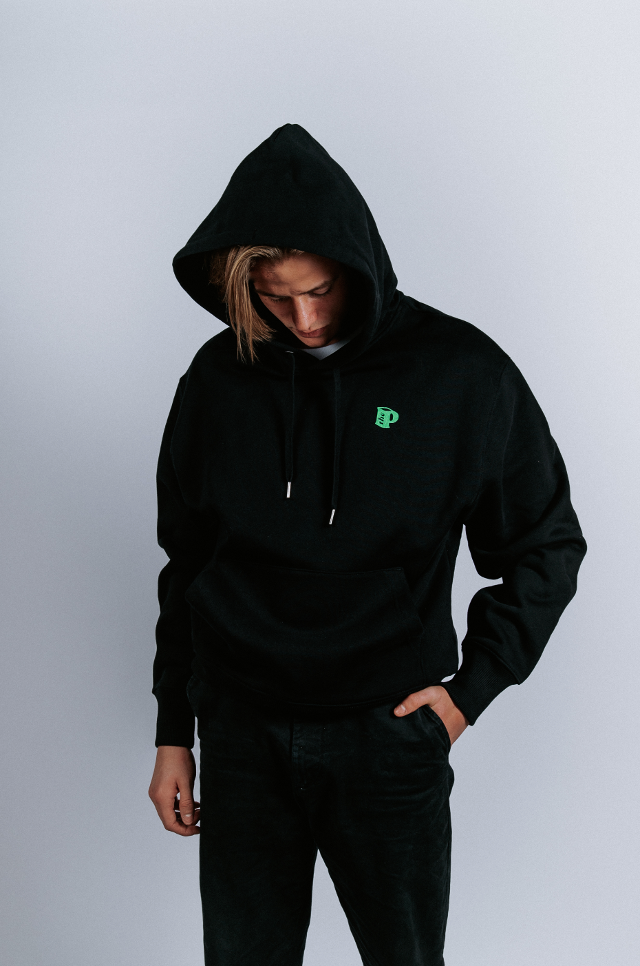 No 12: TheP Heavy Cotton Hoodie 'Black'