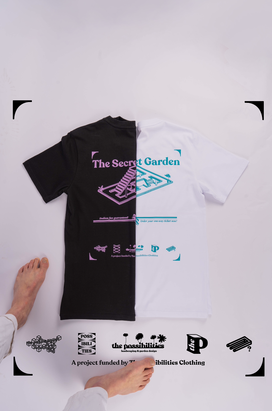 No 8: The Secret Garden T-shirt 'White'